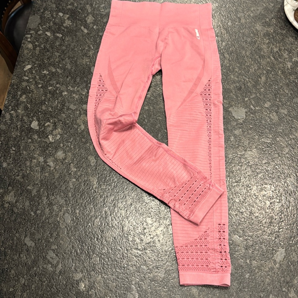 Gymshark Leggings with some perforated styling.